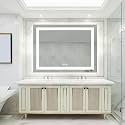 48X36 inch Bathroom Led Classy Vanity Mirror with Focused backplane,High Lumen,Dimmable Touch,Wall Switch Control, Anti Fog,CRI 95 Adjustable 3000K 4500K 6000K,IP54 Waterproof Energy Saving
