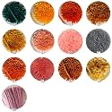 49-61 Colors Latch Hook Kit Colorful Yarn Bundles Cut Rug Yarn DIY Latch Hook for Handmake Craft Sewing Knitting for Adults (13pcs)