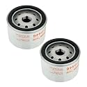 492932 Oil Filter for Brigs and Straton 492932S 696854 695396 John Deere AM125424 GY20577 LG492932S Kawasaki 49065-7007 49065-0721 (Pack of 2)