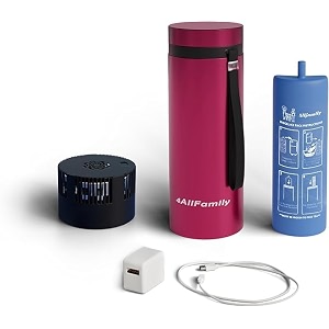 4allfamily explorer 72 hours 1-7 pen medical insulin cooler travel case usb charger  biogel ideal diabetic medicine portable insulin epipen carrying bag tsa approved medication diabetes storage vial