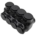 4AWG-600Kcmil Insulated 4 Port Inline Splice Connector Black Wire Connectors,Allen Hex 3/8" Insulated Cable Connectors Pre-Loaded Oxide Inhibitors,UL Listed(1pcs)