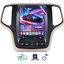 [4Core+64G] Car Radio for Jeep Grand Cherokee WK 2014 2015 2016 2017: 10.1" Tesla Style Touch Screen Stereo Replacement with Carplay Android Auto 5GWiFi BT5.0 Navigation &amp; 1080P Backup Camera SWC