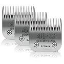 4FC Dog Grooming Ceramic Blades,Compatible with Andis,Oster A5,Wahl KM10