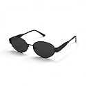 4Flaunt Retro Oval Sunglasses For Women & Men | Trending, Stylish & Durable Metal Frame Vintage 90s Sunglasses With UV 400 Protection Lenses