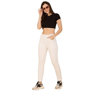 4FLIES Womens High Waist Jeggings Super