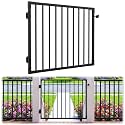 4ft.W x 42in.H Aluminum Deck Gate, Welded Anti-Sag Frame, No Rust