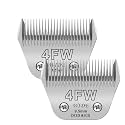4FW blades dog grooming Compatible with Andis,Oster A5,Wahl km10 Clippers