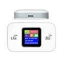 4G/5G LTE Wireless Dongle with All SIM Network Support with LCD Display | Plug & Play with up to 300Mbps WiFi Hotspot Router| 3000mAh Rechargeable Battery | Up to 10 Devices for Laptop,Tablet