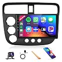 4G 64G Radio for Honda Civic 2001-2005 Car Stereo with Wireless CarPlay