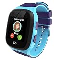 Tixpc 4G Kids Smart Watch Boys with GPS Tracker Location Video Call Cell Phone SOS Calling Voice Chat Camera Alarm Clock Touch Screen SmartWatch Gifts for Age 5-12 Kids (Blue)
