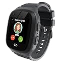 Tixpc 4G Kids Smart Watch with GPS Tracker Location Video Call Cell Phone SOS Calling Voice Chat Camera Alarm Clock Touch Screen Gifts for Age 5-12 Kids (Black)