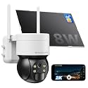 HOSAFE 4G LTE Cellular Solar Security Camera Outdoor 360° PTZ