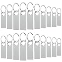 4GB USB Flash Drive 20Pack, Wooolken Sleek Metal USB 2.0 Thumb Drive