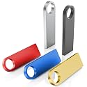 4GB USB Flash Drive 5 Pack, Wooolken Sleek Metal USB 2.0 Thumb Drive