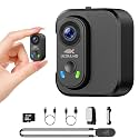 4K Mini Body Camera with 64GB Card, EIS, WiFi Wearable POV Camera