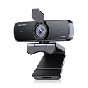 Ultra 4K PC Webcam, CDAF Autofocus, Auto Light Correction, 77°FOV, Face Cam