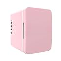 4L Mini Fridge Multiuse Cosmetics Fridge for Desktop Living Room Small Place Pink