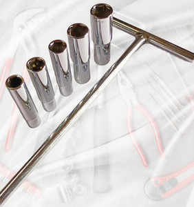 4mech t handle  5 long sockets 14 t-handle with 8mm 9mm 10mm 11mm and 12mm long socket set