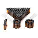 4ml Amber Small Glass Vials 100pcs with Screw Caps(100pcs)