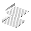4mm Hex Key Wrench CR-V Steel 4.3" Length Long Arm Ball End Hex Key Wrench for Bike, Furniture,and DIY -20pcs