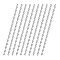 4mm x 200mm 304 Stainless Steel Round Rod, Metal Solid Shaft Rods Lathe Bar Stock for DIY Crafts Model Car Helicopter Airplane 10pcs