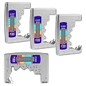 4PACK BT-886 Battreriy Tester Checker BattreriyTester for Battreriy C D 9V AA 1.5V-Sliver Black