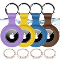 1|2|4Pack for Apple AirTag Holder with Keychain for Air Tag 2nd/1st Gen