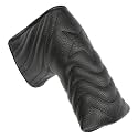 4pcs or 1pc Golf Club Head Covers for Woods, Driver, Fairway, Hybrid – Premium PU Leather with Interchangeable Tags & Magnetic Blade and Mallet Putter Covers