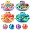 4PCS 3D Printed Fidget Toys,Sensory Desk Stress Toys for Kids Adults