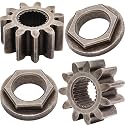 4Pcs 717-1554 Steering Shaft Pinion Steering Shaft Pinion Gear & Bushing Kit Compatible with Cub Cadet Steering Parts GT1554 LT1050 LT1042 LT1045 LT1046 LT1050