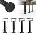4Pcs Bed Frame Support Leg, Adjustable Height 5.8"-9"