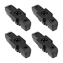 4Pcs Bicycle Brake Pads Replacement Compatible with Magura HS11 HS22 HS24 HS33 HS66 Rubber Road Bike Brake Cover Bike Accessories Black