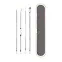 4PCS Blackhead Needle Tools Set Face Cleaning Black Dots Pimple
