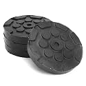 4PCS Car Auto Jacking Lift Pads,Round Heavy Duty Car Lift Pads Rubber Arm Pads Lift Pad Fit for Auto Car Lift Truck Hoist (B)