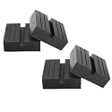4PCS Car Auto Jacking Lift Pads, Round Heavy Duty Rubber Arm Pads Fit for Auto Car Lift Truck Hoist (D)