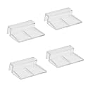 4pcs Clear Color Acrylic Aquarium Fish Tank Glass Cover Clip Support Holder (8mm)