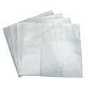 4PCS Clear Plastic Cover for Books, 8.03 x 7.78 Inch Clear Notebook Covers Planner Cover Protector, Transparent PVC Notebook Strong Plastic Protecting Sleeves for Books