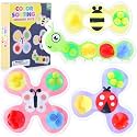 4PCS Color Sorting Sensory Toys for Kids : Fidget Toys for Kids, Sensory Toys for Autism, Fine Motor Skill Games Learning, Color Matching Fidget Toys for Calm Down