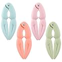 4Pcs Crab Crackers and Tools Multicolored Crab Leg Crackers Tool Efficient Lobster Crackers Portable Seafood Crackers and Tools Crab Legs Utensils Crab Claw Crackers Crab Tools for Eating