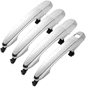 4Pcs Exterior Door Handle Set for Kia Sorento 2011 2012 2013 2014 2015,Front and Rear Left & Right Side Replaces 82651-2P010 82652-2P030,Chrome
