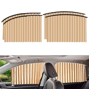 4pcs Magnetic Car Window Curtains Car Side