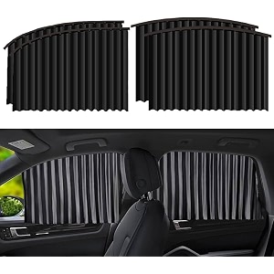 4pcs Magnetic Car Window Curtains Car Side