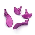 4PCS Metallic Back Paddles for PS5 Edge Controller, Interchangeable Metal Stainless Steel Back Buttons Replacement for PS5 Edge Controller - Controller NOT Included