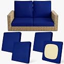 4Pcs Patio Cushion Covers Stretch Outdoor Furniture Protector Slipcovers