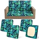 4Pcs Patio Cushion Covers Stretch Outdoor Furniture Protector Slipcovers