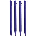 4PCS Plastic Touch Screen Pen Stylus Portable Pen for 3DS Game Console Stylus Pen (Purple)