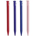 4PCS Plastic Touch Screen Pen Stylus Portable Pen for 3DS Game Console Stylus Pen (4 Color)
