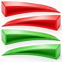 4PCS (Red & Green) Window Curved Dent Repair Tools Plastic Paintless Dent Removal Tool for Car Body Repair and Hand Repair Home Use Set Q-052
