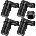 4Pcs Reverse Backup Park Sensor 4F2315K859AA 3F2Z15K859BA Parking Assist Sensor Bumper Object Sensor for Ford F150 F250 F350 E150 E250 E350 Expedition Explorer Escape