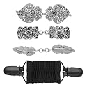 DEVPSISR 4pcs Shirt Dress Cardigan Clip,Women Sweater Shawl Clips for clothing